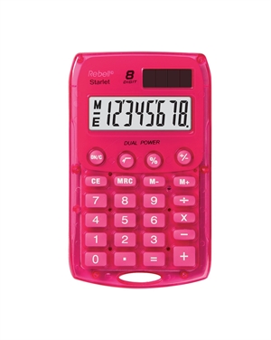 Rebelde Starlet calculadora rosa